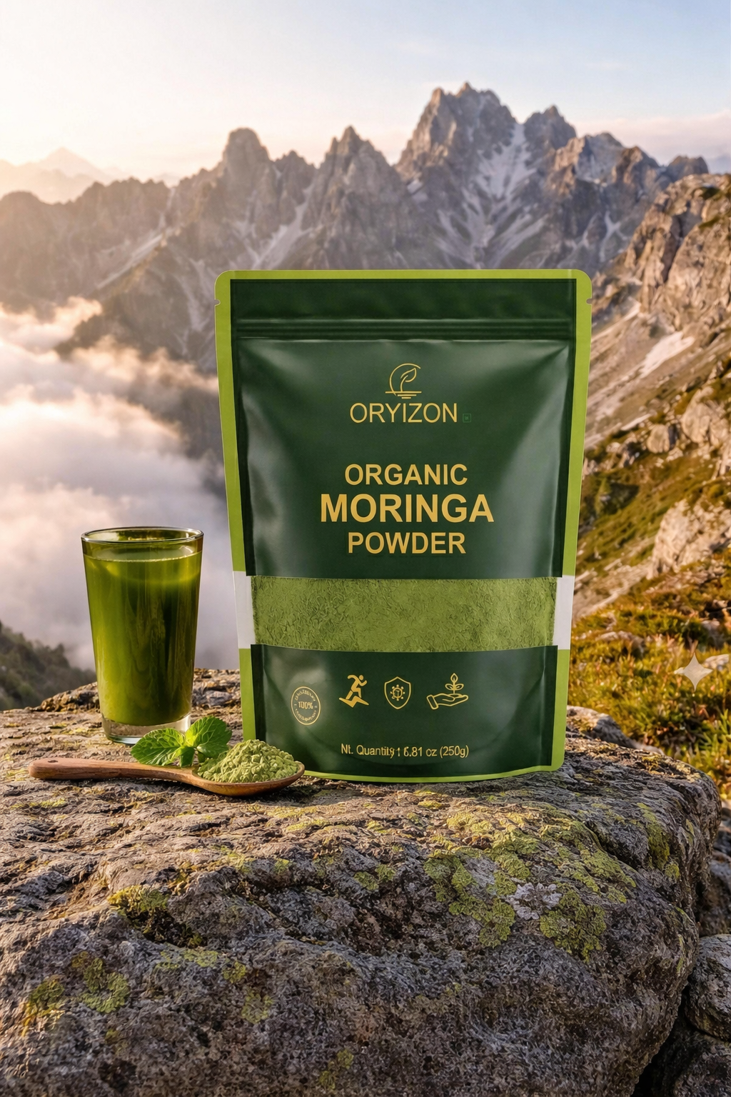Organic Moringa Powder for Daily Health & Immunity | Oryizon